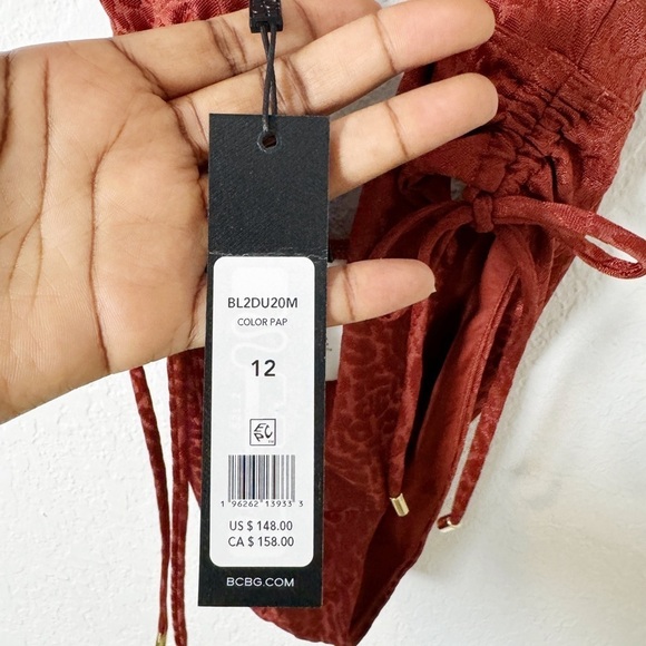 BCBGMAXAZRIA Standard Cut Out One Piece Swimsuit - Picture 7 of 8